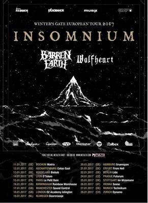 insomnium tour 2017