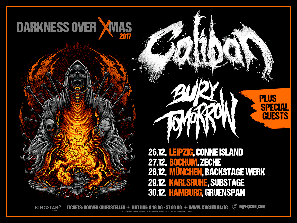 caliban und bury tomorrow tour 2017