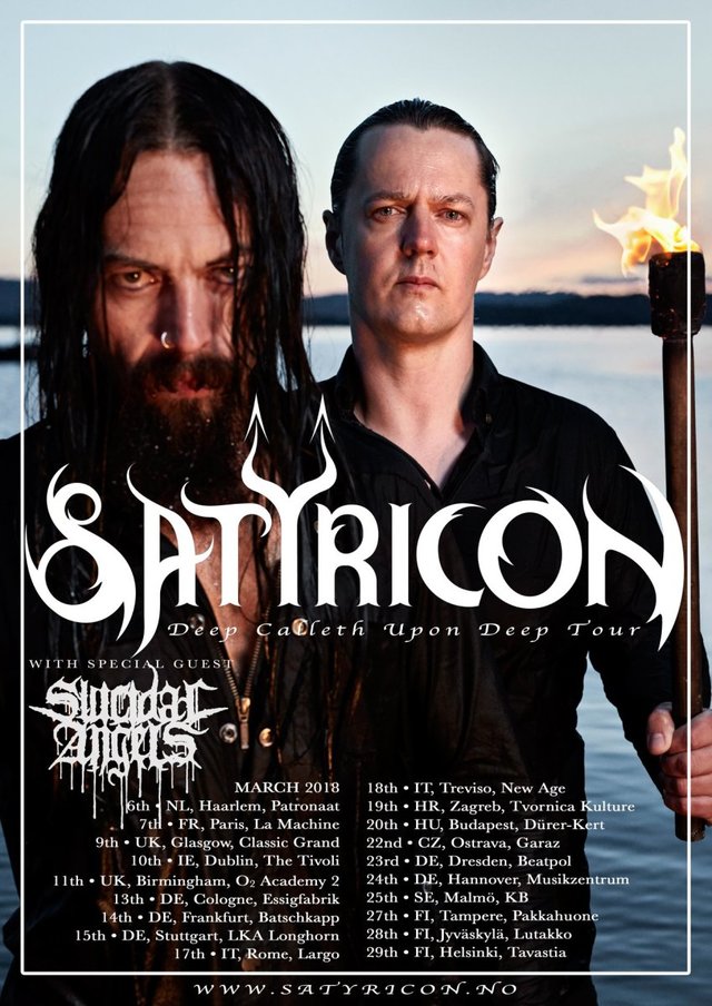 satyricon tour 2018