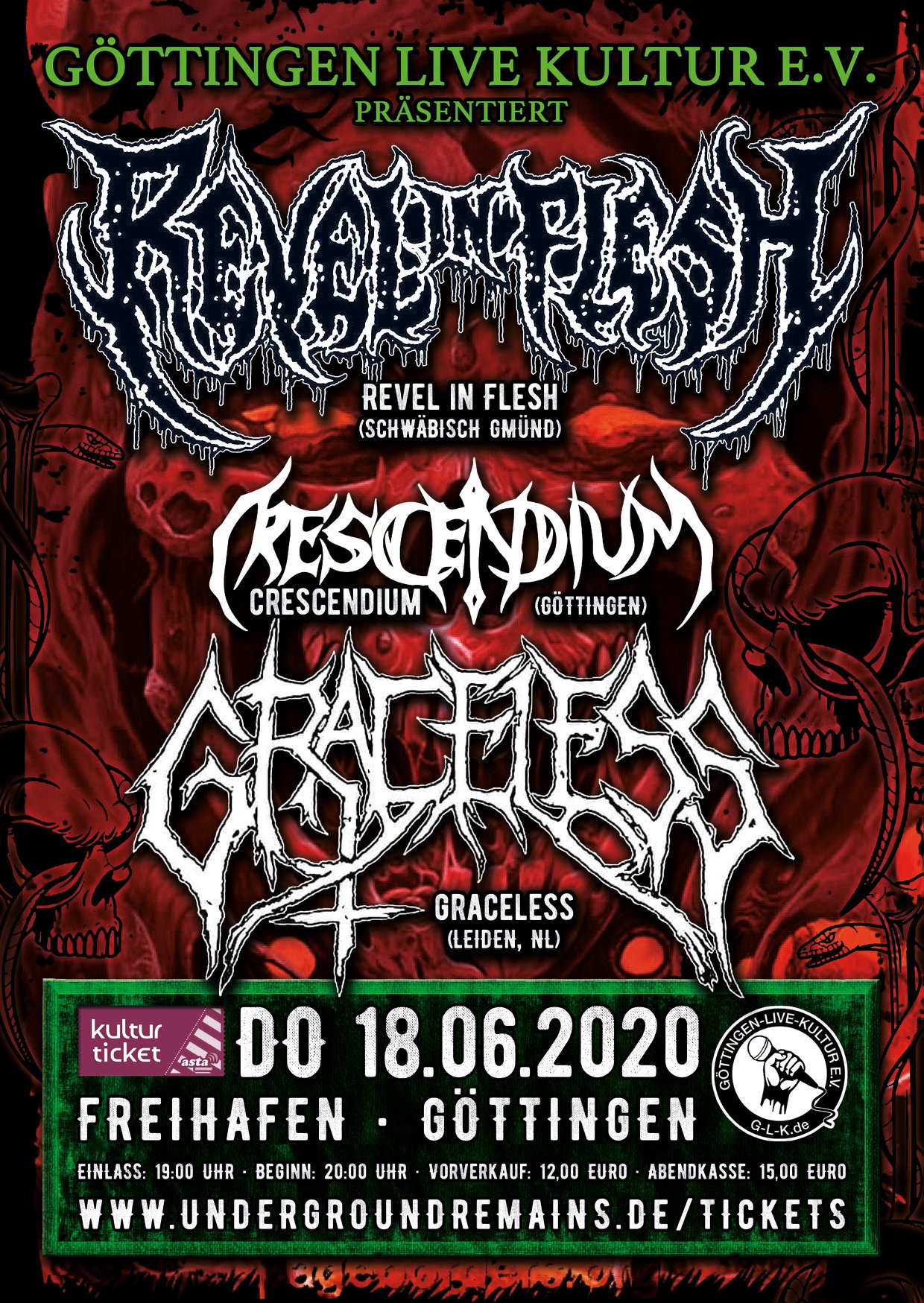 2020 Revel In Flesh Graceless Crescendium GÖ