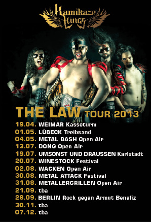 Kamikaze Kings Tourflyer 2013