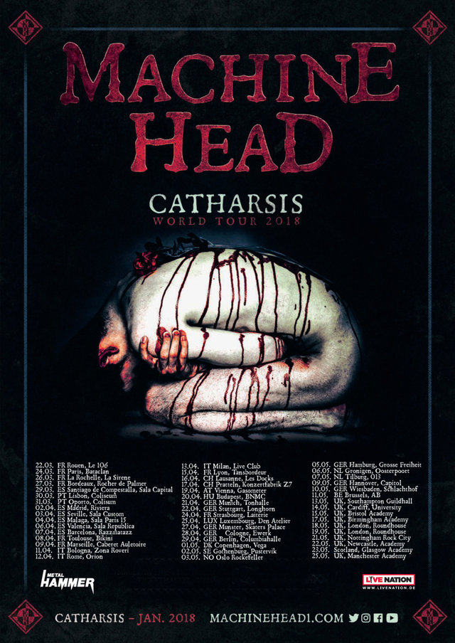 Machine Head Tour 2018